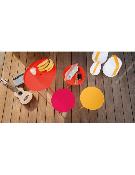 Beistelltisch / niedriger Hocker Cocotte Fermob