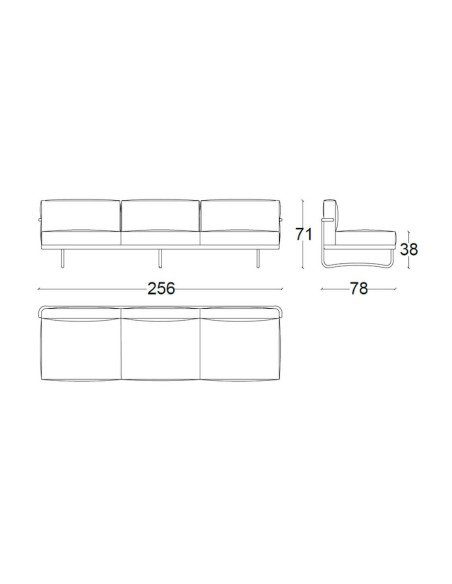 Sofa 5 Canapé, Appartement le Corbusier, LC5 Cassina