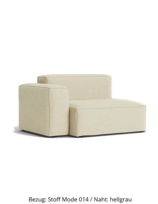 Seitenteil breit (B: 119) Modul Mags Soft Low Armrest von HAY