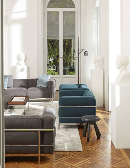 Sessel 2 Fauteuil Grand Confort, LC2 von Cassina