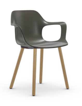 Stuhl HAL RE Armchair Wood Vitra| betz-designmöbel.ch