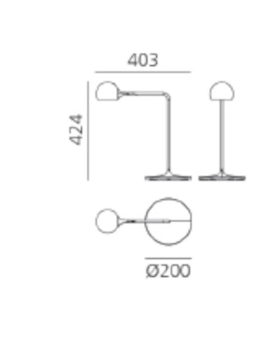 Tischleuchte Ixa Artemide | betz-designmöbel.ch