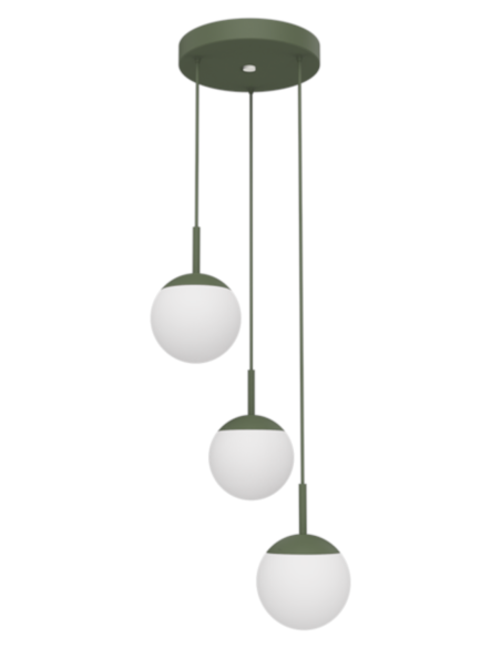 Dreifache Hängeleuchte Mooon! von Fermob | betz-designmoebel.ch