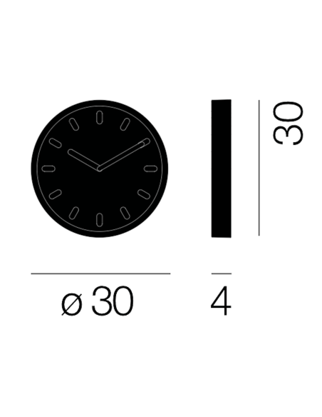 Wanduhr Tempo von Magis | Betz Wohn- und Bürodesign AG