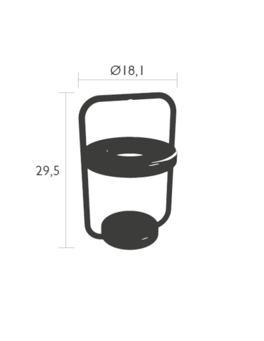Mobile Leuchte Ulli von Fermob | betz-designmoebel.ch