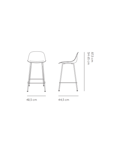 Barhocker Fiber Bar Stool Muuto Ausstellungsstück