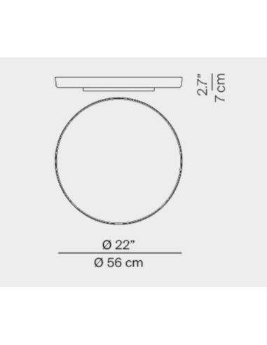 Wand- und Deckenleuchte Compendium Plate Luceplan| betz-designmöbel.ch