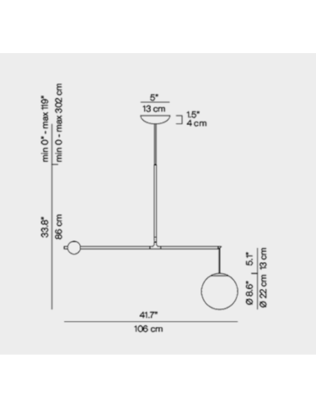 Deckenleuchte Malamata Luceplan| betz-designmöbel.ch
