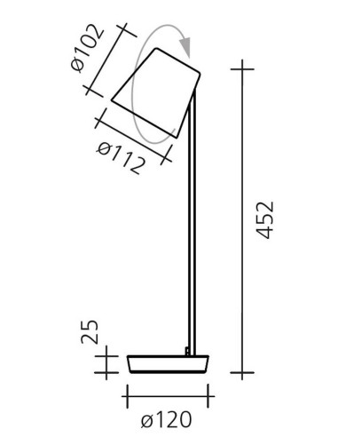 Tischleuchte FEZ T Saisonfarben | betz-designmöbel.ch