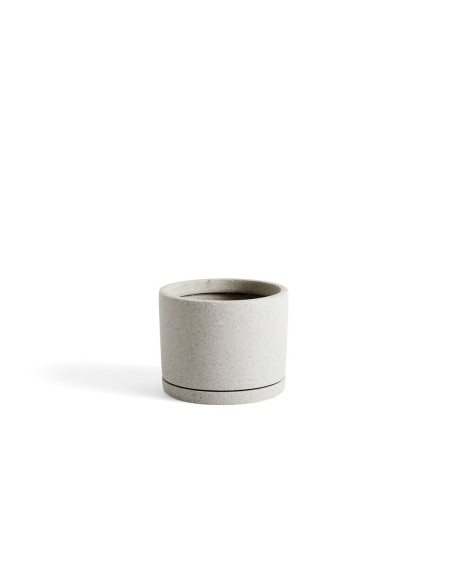 Pflanzentopf Plant Pot inkl. Untersetzer von HAY - Auslaufprodukt