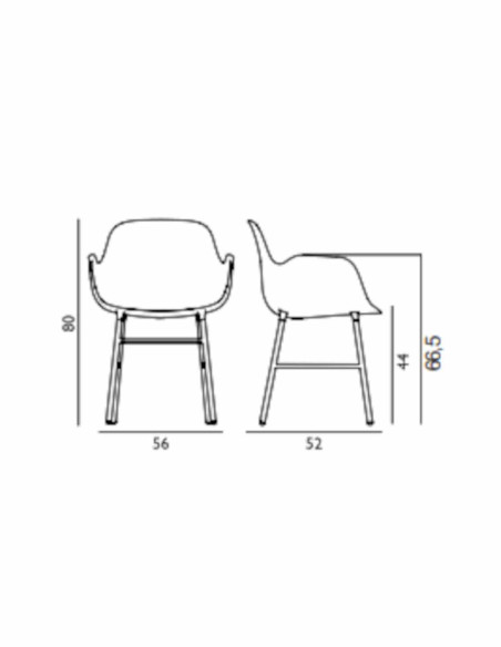 Design Stuhl Form Armchair Wood von Normann Copenhagen | betz-designmöbel.ch