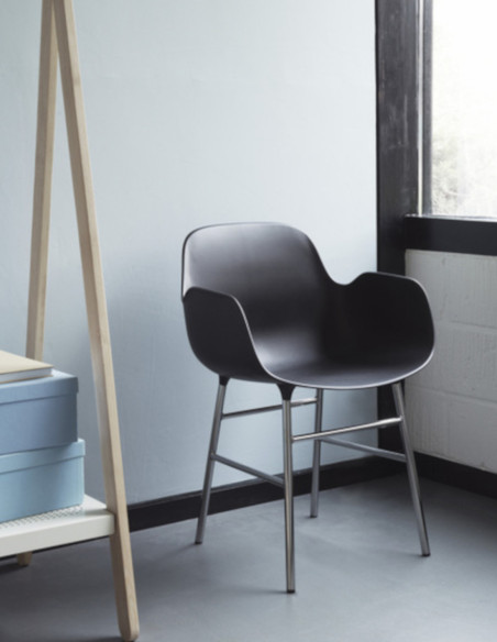 Design Stuhl Form Armchair Steel von Normann Copenhagen | betz-designmöbel.ch