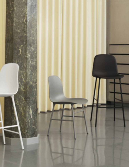 Form Bar Chair Steel 65 cm von Normann | betz-designmoebel.ch