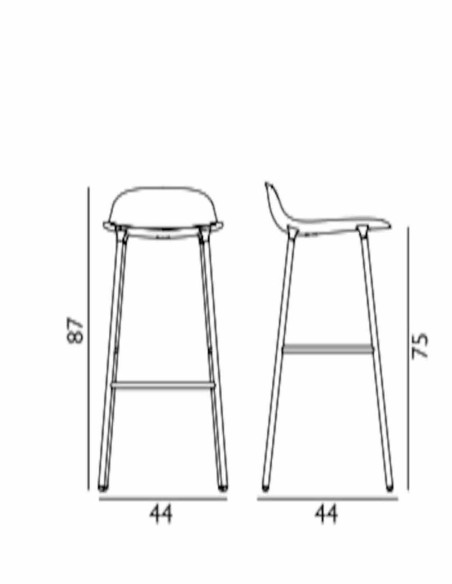 Form Barstool Wood 65 cm Normann Copenhagen| Betz Wohn- & Bürodesign AG