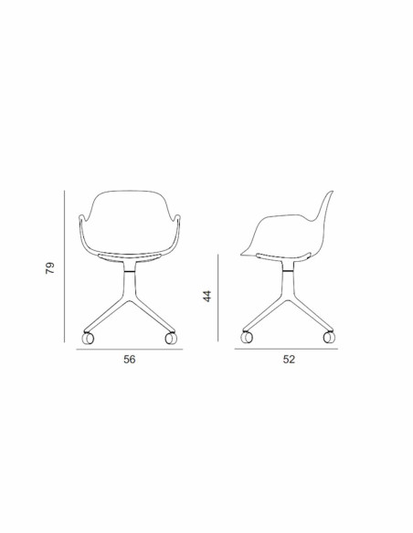 Drehstuhl Form Armchair Swivel 4W Normann Copenhagen | betz-designmöbel.ch