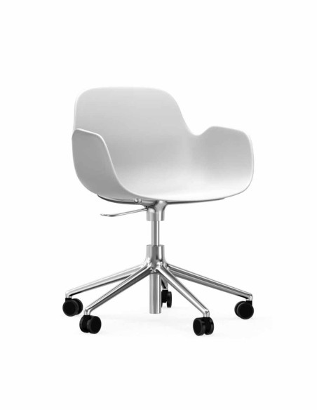 Form Armchair Swivel 5W Gas Lift Alu Normann Copenhagen | betz-designmöbel.ch