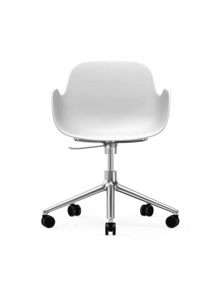 Form Armchair Swivel 5W Gas Lift Alu Normann Copenhagen | betz-designmöbel.ch