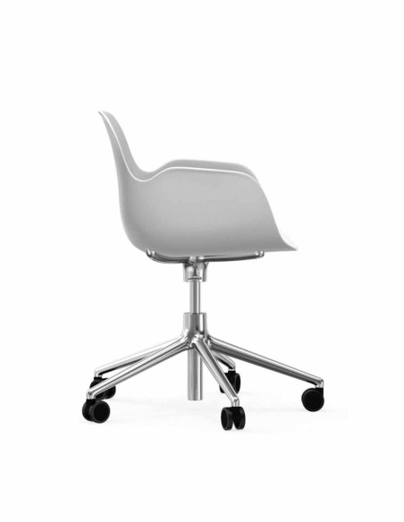 Form Armchair Swivel 5W Gas Lift Alu Normann Copenhagen | betz-designmöbel.ch