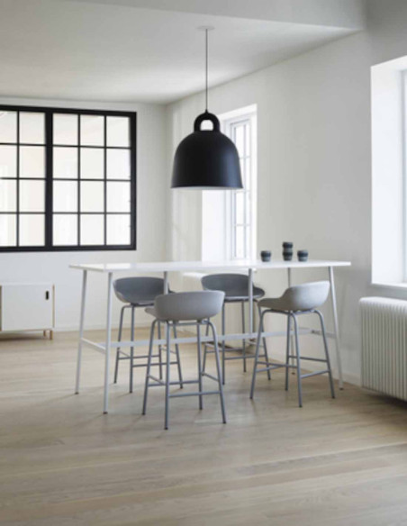 Hyg Barstool 75 cm Steel von Normann Copenhagen | betz-designmöbel.ch