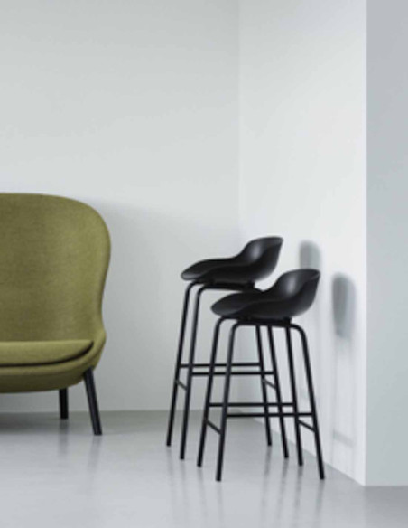 Hyg Barstool 75 cm Steel von Normann Copenhagen | betz-designmöbel.ch