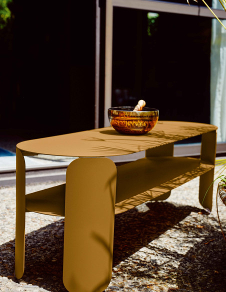 Niedriger Beistelltisch/Konsole Bebop von Fermob 120 x 70 cm | betz-designmoebel.ch
