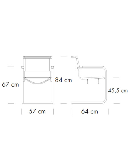 Stuhl S 34 N von Thonet | betz-designmöbel.ch