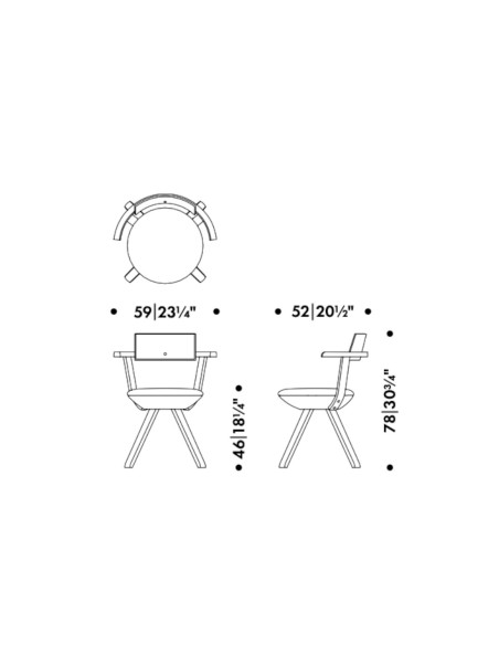 Stuhl Rival von Artek | betz-designmöbel.ch