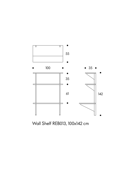 Wandregal REB 013 Kaari von Artek | betz-designmöbel.ch