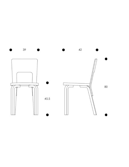 Stuhl 66 von Artek | betz-designmöbel.ch