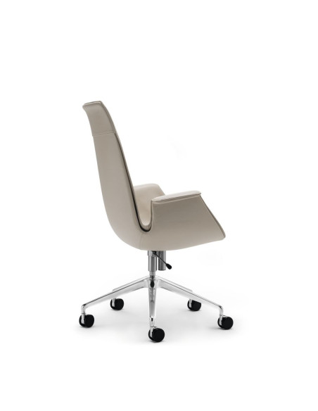 Schalensessel FK mit Rollen von Walter Knoll | betz-designmoebel.ch