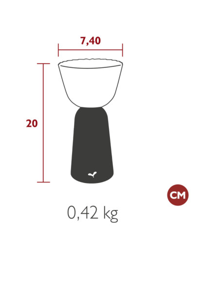 Lampe Swiing, H: 20 cm von Fermob | betz-designmöbel.ch