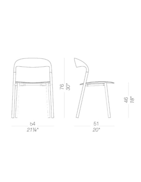 Stuhl HAWI S420 von Lapalma | betz-designmoebel.ch