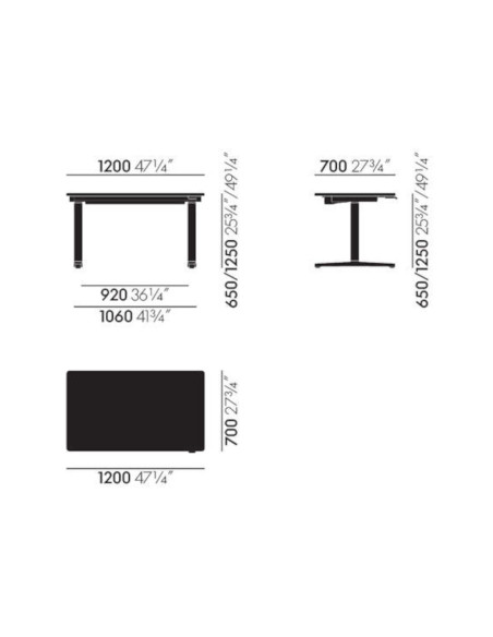 Schreibtisch Tyde 2 Home Desk von Vitra | Betz Wohn- und Bürodesign AG