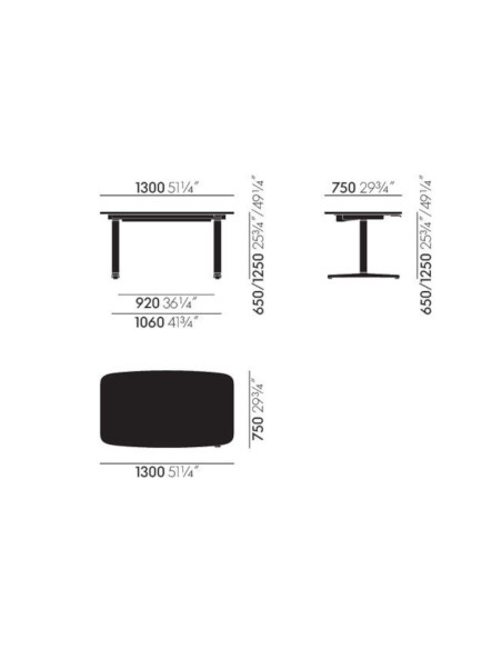 Schreibtisch Tyde 2 Home Desk von Vitra | Betz Wohn- und Bürodesign AG