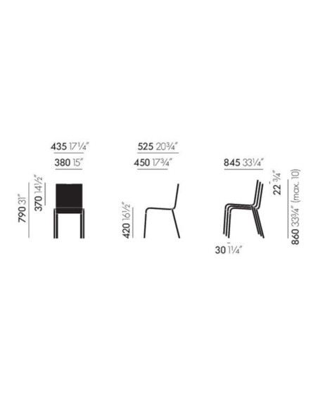 Vitra Stuhl .03 von Maarten Van Severen | Betz Wohn- und Bürodesign AG