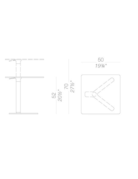 Beistelltisch YO T80q von Lapalma | betz-designmöbel.ch