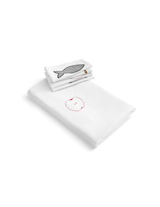 Serviette Sobremesa Napkin von HAY | betz-designmöbel.ch.