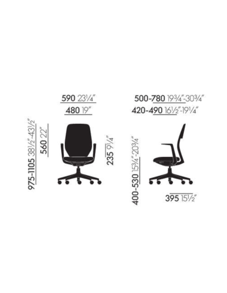 Bürostuhl ACX Mesh von Vitra | Betz Wohn- und Bürodesign AG