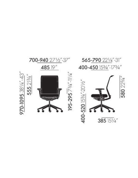 Bürostuhl ID Mesh von Vitra | betz-designmöbel.ch