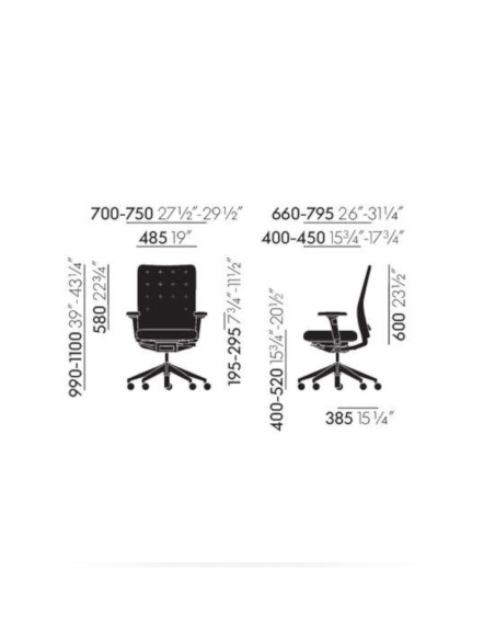 Bürostuhl ID Trim von Vitra | betz-designmöbel.ch