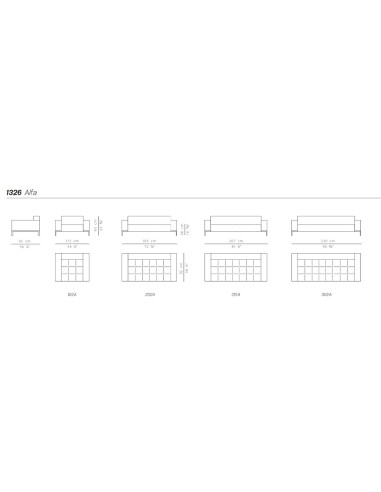 Sofa 1326 ALFA von Zanotta | betz-designmöbel.ch