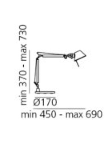 Tischleuchte Tolomeo Micro Color Matt Edition von Artemide | betz-designmöbel.ch