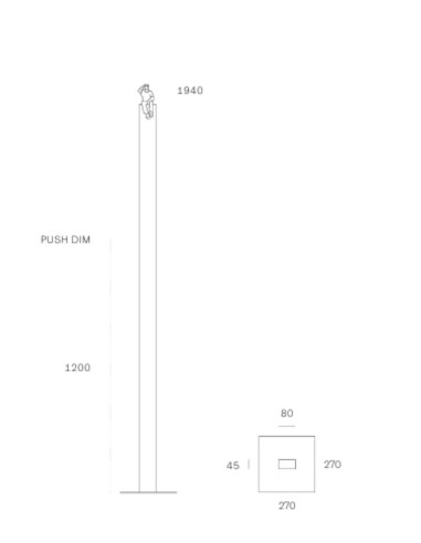 Stehleuchte I SEE Stele | betz-designmöbel.ch