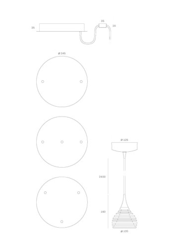 Pendelleuchte FLO Stele| betz-designmöbel.ch