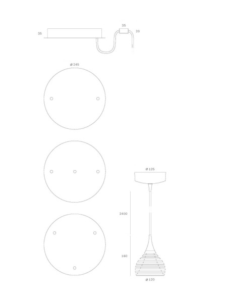 Pendelleuchte FLO Stele| betz-designmöbel.ch
