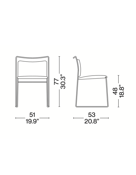 Stuhl Tulu von Cassina | betz-designmöbel.ch