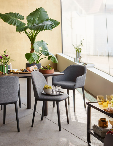 Vierbein-Stuhl Softshell Side Chair von Vitra Ausstellungsstück