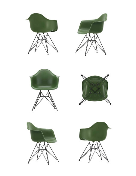 Eames Plastic Chair DAR RE von Vitra | 6 Stück | betz-designmoebel.ch
