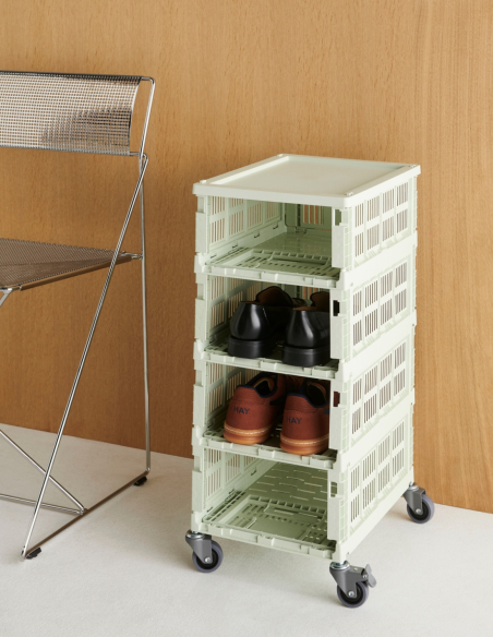 Rollen zur Kiste Colour Crate von HAY | betz-designmoebel.ch