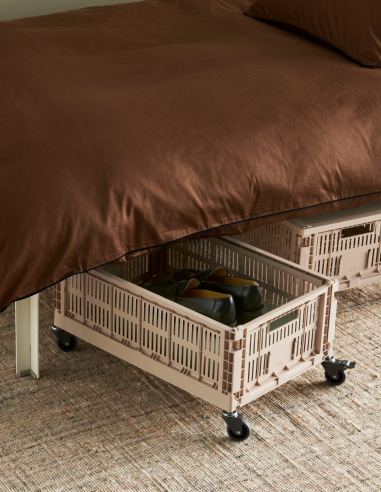Rollen zur Kiste Colour Crate von HAY | betz-designmoebel.ch